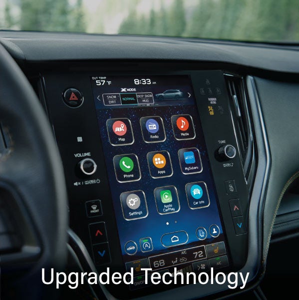 An 8-inch available touchscreen with the words “Ugraded Technology“. | SubaruDemo3 in Salt Lake City UT